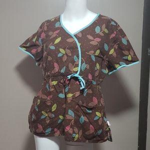 Skechers Scrub Top L Brown